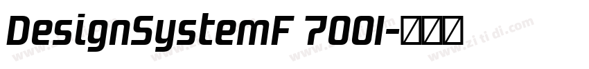 DesignSystemF 700I字体转换
